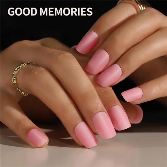 Press on Nails Short 576pcs Matte Square Short Fake Nails Kit With Nail Glue - Picture 4 of 7